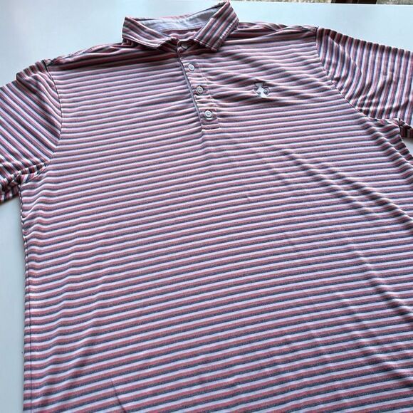 Matte Grey Performance Golf Polo Sz. L - Picture 2 of 8
